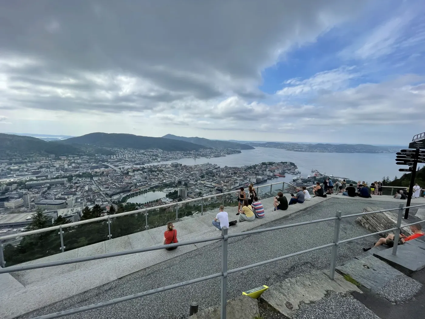 Bergen seen from Fløyen